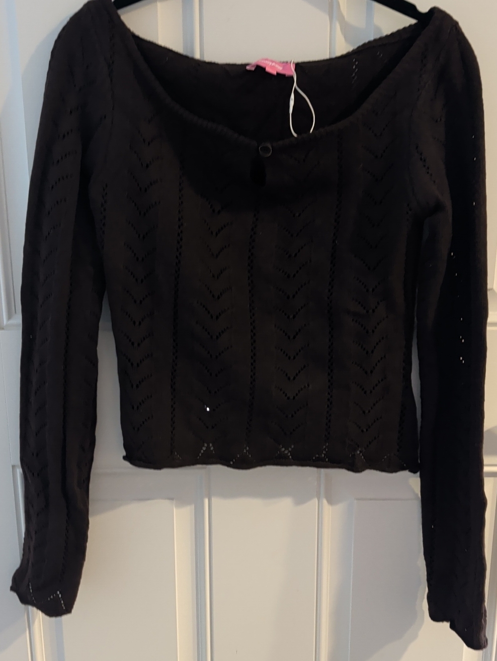 Edikted Brown  Knit Sweater Size small